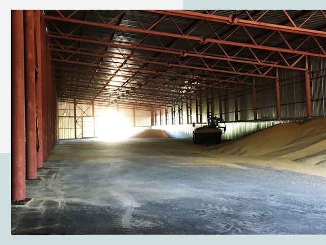 Строительство зернохранилищ в Изобильном