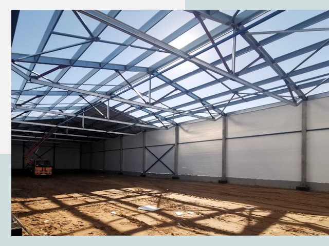 Строительство сенохранилищ в Изобильном