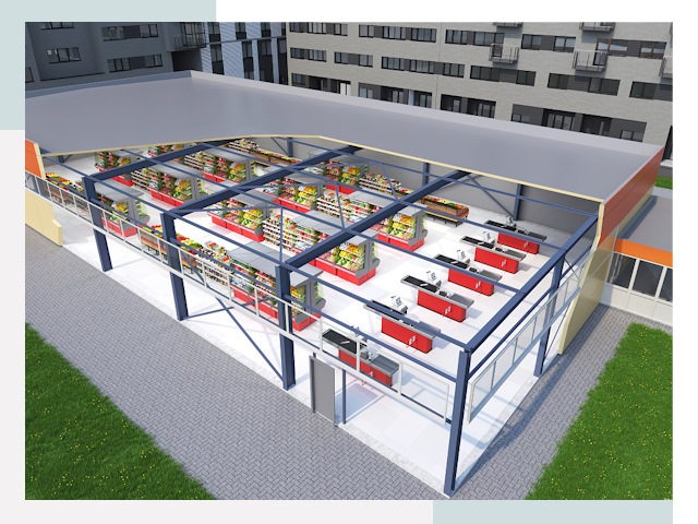 Строительство магазинов в Изобильный от 623 руб. за м²