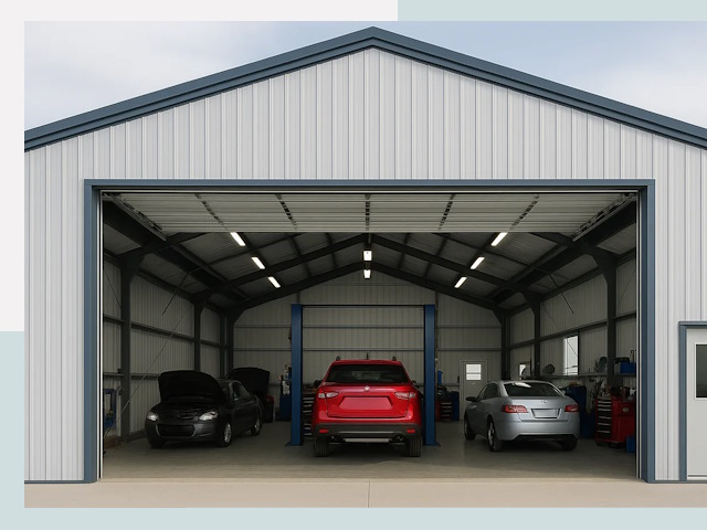 Ангары из сэндвич панелей от 623 руб. в Изобильный