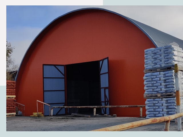 Полукруглые ангары по цене от 623 руб. в Изобильный