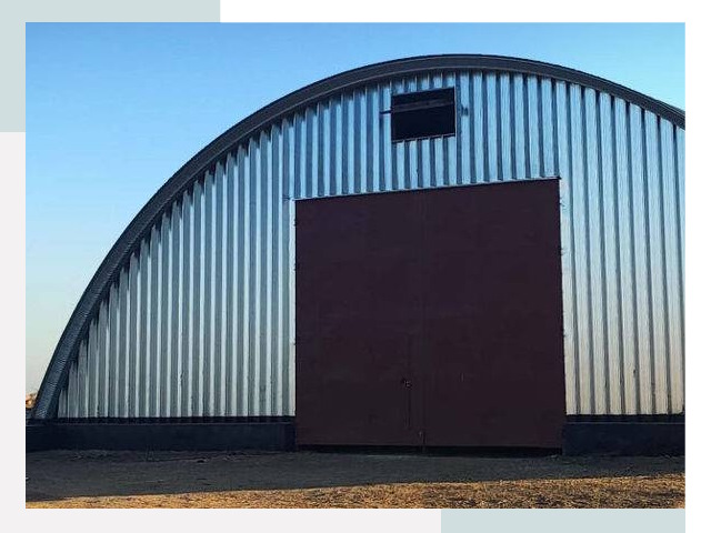 Бескаркасные ангары в Изобильном