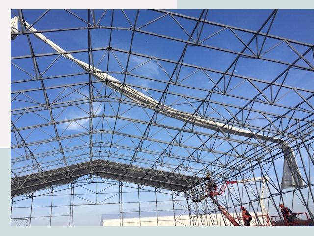 Шатровые ангары от 623 руб. в Изобильном и Ставропольском крае