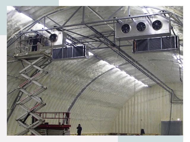 Оснащение ангаров в Изобильном