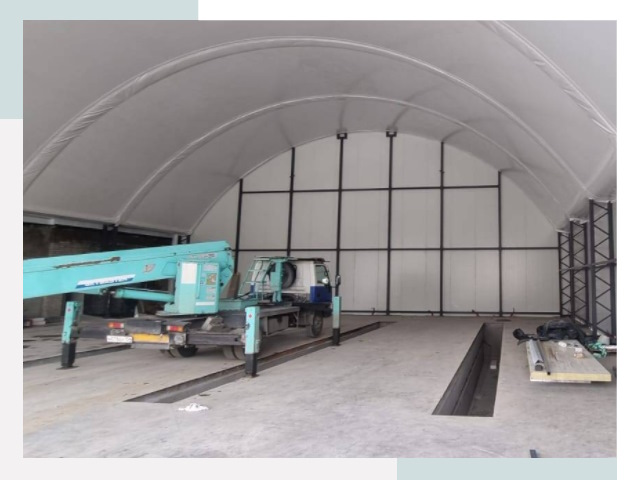 Внутреннее оснащение ангаров в Изобильном