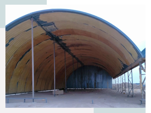 Реконструкция ангаров в Изобильном